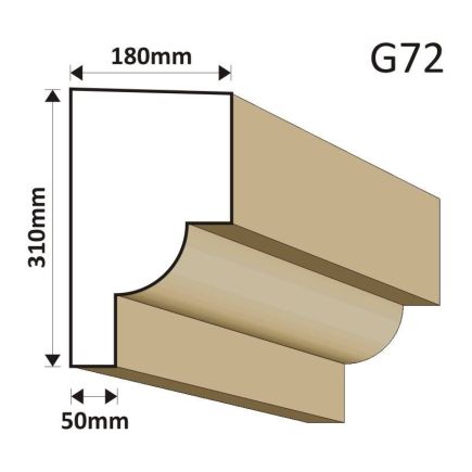 GZYMS ELEWACYJNY G72 180X310MM
