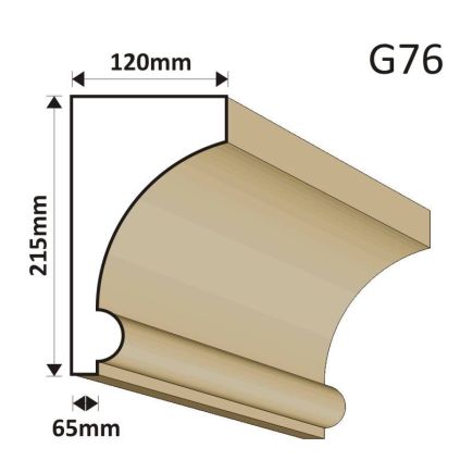GZYMS ELEWACYJNY G76 120X215MM