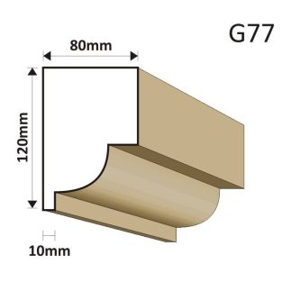 GZYMS ELEWACYJNY G77 80X120MM