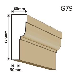 GZYMS ELEWACYJNY G79 60X175MM