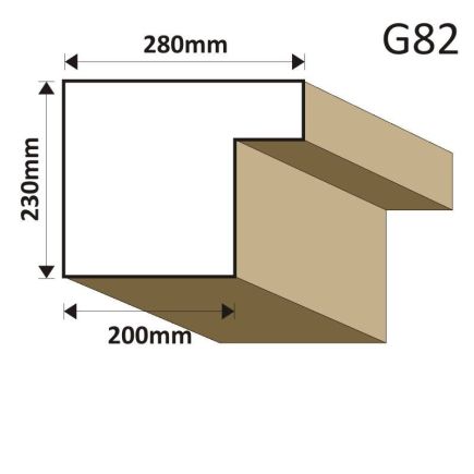 GZYMS ELEWACYJNY G82 280X230MM