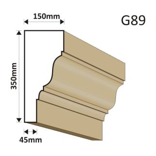 GZYMS ELEWACYJNY G89 150X350MM