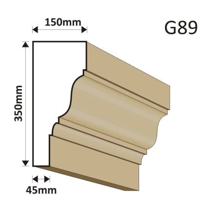 GZYMS ELEWACYJNY G89 150X350MM