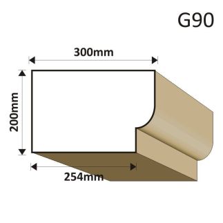 GZYMS ELEWACYJNY G90 300X200MM