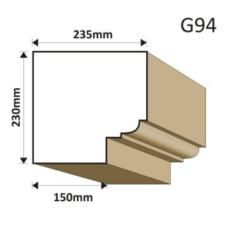 GZYMS ELEWACYJNY G94 235X230MM