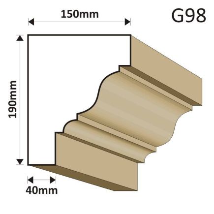 GZYMS ELEWACYJNY G98 150X190MM