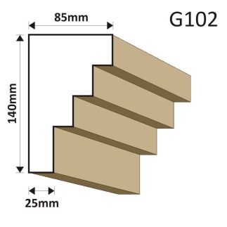 GZYMS ELEWACYJNY G102 85X140MM