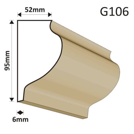 GZYMS ELEWACYJNY G106 52X95MM