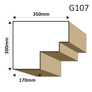 GZYMS ELEWACYJNY G107 350X300MM