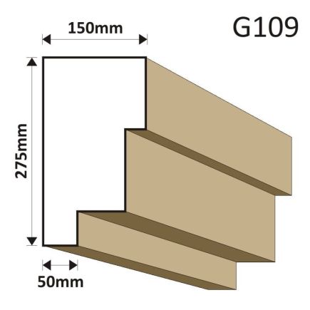 GZYMS ELEWACYJNY G109 150X275MM