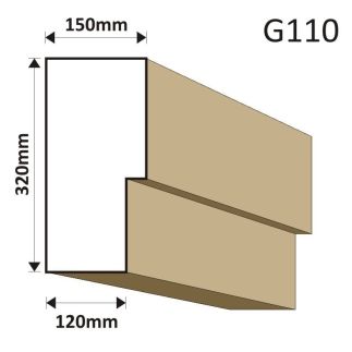 GZYMS ELEWACYJNY G110 150X320MM