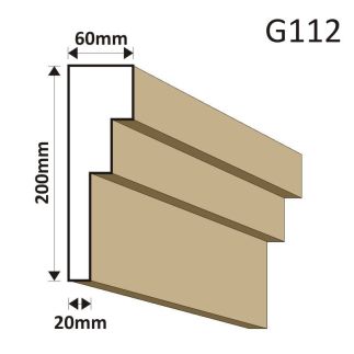 GZYMS ELEWACYJNY G112 60X200MM