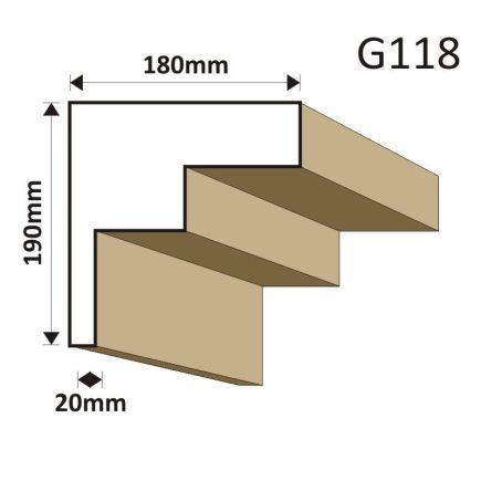 GZYMS ELEWACYJNY G118 180X190MM