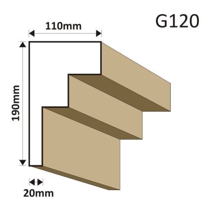 GZYMS ELEWACYJNY G120 110X190MM