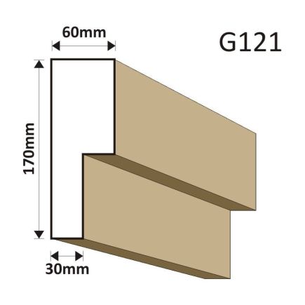 GZYMS ELEWACYJNY G121 60X170MM
