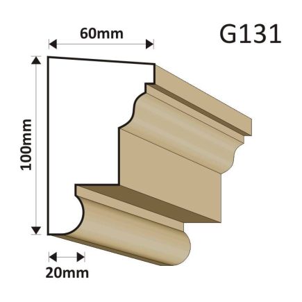 GZYMS ELEWACYJNY G131 60X100MM