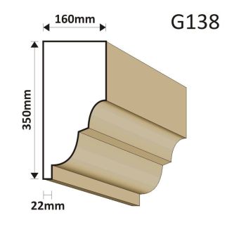 GZYMS ELEWACYJNY G138 160X350MM