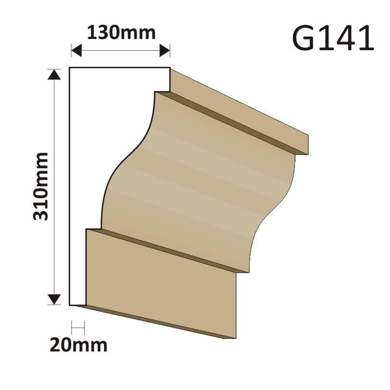 GZYMS ELEWACYJNY G141 130X310MM - Gzymsy elewacyjne - 159,90 zł GZYMS ELEWACYJNY G141 130X310MM - Gzymsy elewacyjne - 159,90 zł