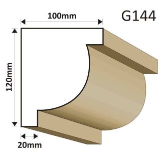 GZYMS ELEWACYJNY G144 100X120MM