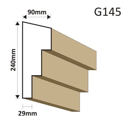 GZYMS ELEWACYJNY G145 90X240MM