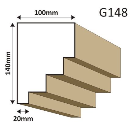 GZYMS ELEWACYJNY G148 140X100MM