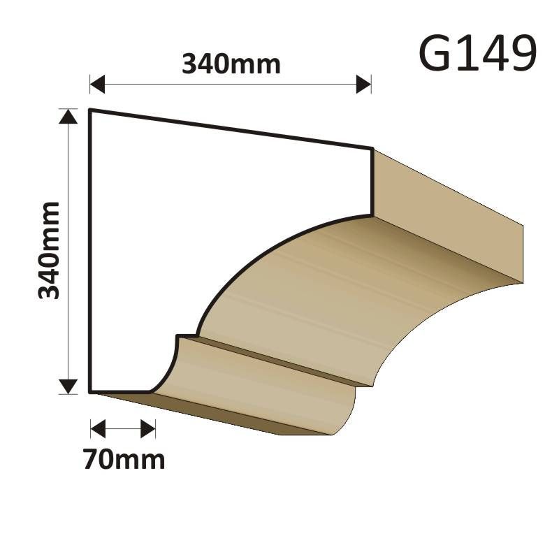 GZYMS ELEWACYJNY G149 340X340MM - Gzymsy elewacyjne - 196,80 zł GZYMS ELEWACYJNY G149 340X340MM - Gzymsy elewacyjne - 196,80 zł