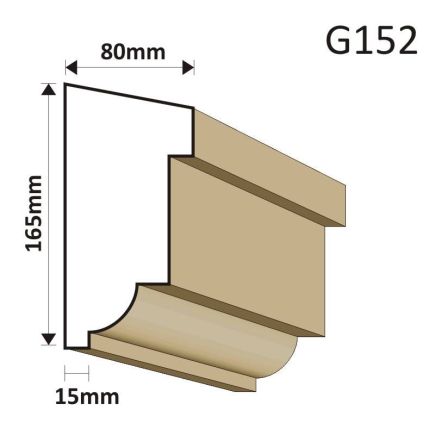 GZYMS ELEWACYJNY G152 80X165MM