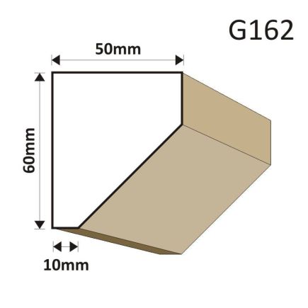 GZYMS ELEWACYJNY G162 50X60MM