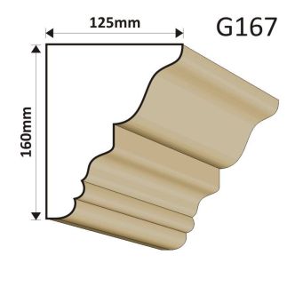 GZYMS ELEWACYJNY G167 125X160MM