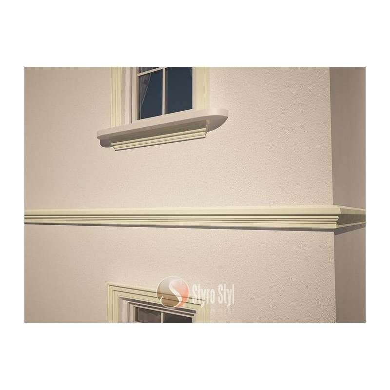 GZYMS ELEWACYJNY G25 50X155MM - Gzymsy elewacyjne - 73,80 zł