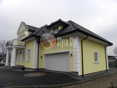 Listwy elewacyjne styropianowe powlekne