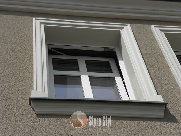 Listwy elewacyjne styropianowe powlekne