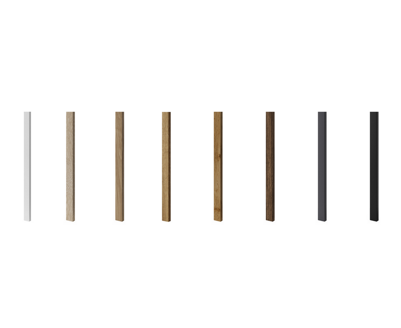 próbka lameli ściennych, próbka lameli sufitowych, lamela ścienna, lamela na ścianę, lamele na ścianę, lamele na sufit